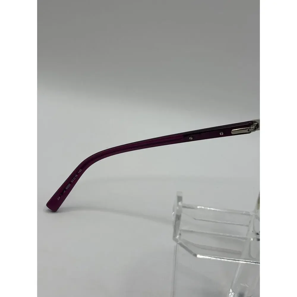 Armani Exchange AX6050 53-16 Burgundy Metal Eyeglasses Frames 140